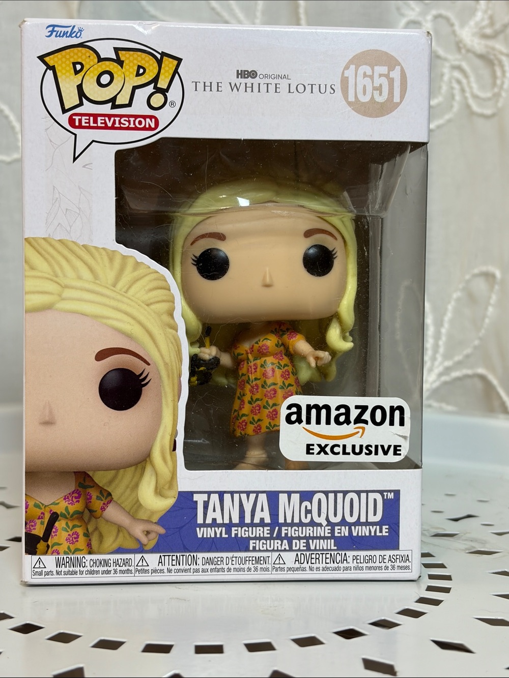 Funko Pop! Tanya McQuoid Vinyl Figure – Yellow Hair, Multicolor Floral Dress NIB